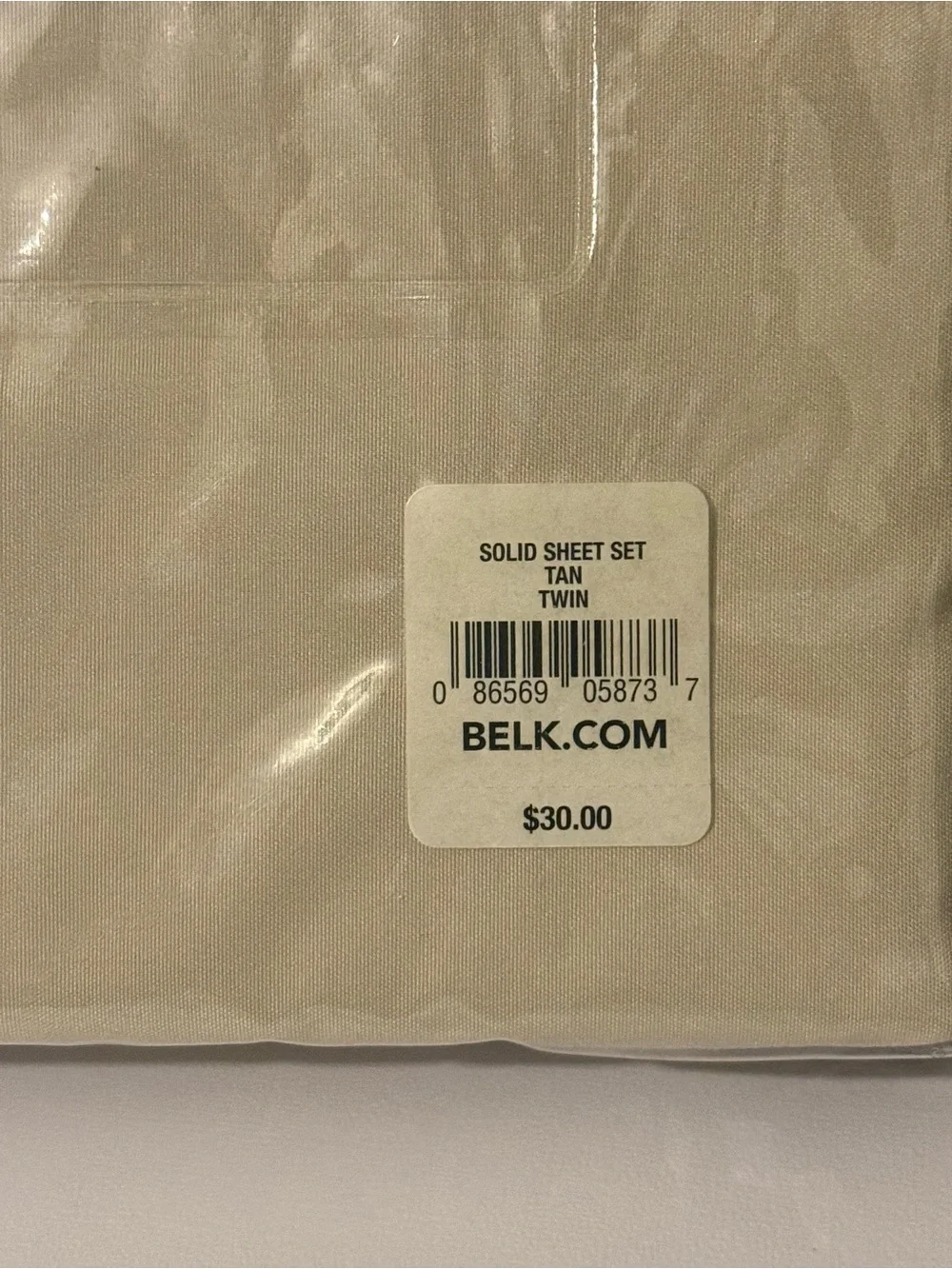 Modern Southern Home Twin Microfiber Sheet Set - Tan